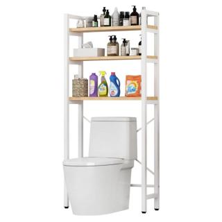 Kondela Regál nad WC, dub natural/biela, BALRAM