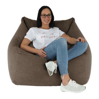 Kondela Sedací vak, hnedá látka, URASON