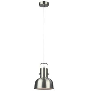 Kondela Visiaca lampa v retro štýle, kov, matný nikel, AVIER TYP 3