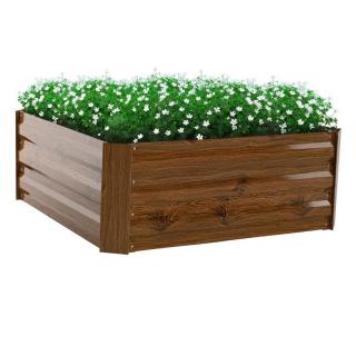 Kondela Vyvýšený záhon, hnedý, oceľ, NONKY TYP 3