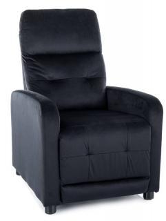 Kreslo OTUS VELVET, čierna bluvel 19