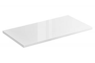 Kúpeľňová doska ICONIC WHITE 89-80-B, biely mat/biela alpská