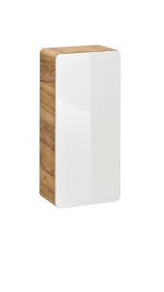 Kúpeľňová skrinka CMD ARUBA WHITE 830 dub wotan/biely lesk