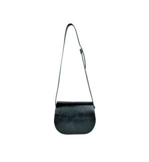 Luxusná kožená lovecká kabelka, skrytý magnet, čierna farba