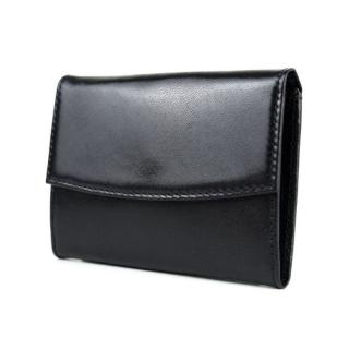 Malá dámska kožená peňaženka č.8450, čierna farba