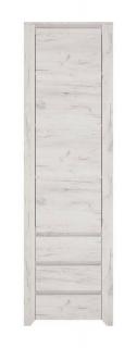 Šatníková skriňa EXT HESTRA TYP 10 dub white craft