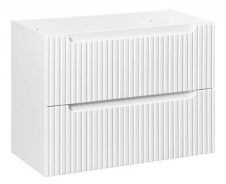 Skrinka do kúpeľne NOVA WHITE 82-80-2S, biela