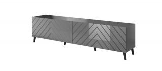 Televízny stolík Cama ABETO 200 grafit mat/grafit lesk