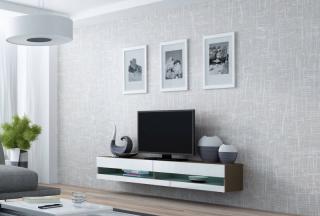 Televízny stolík Cama VIGO NEW 180 latte mat/biely lesk