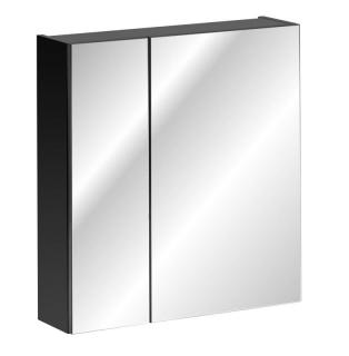 Zrkadlo do kúpeľne SANTA FE BLACK 84-60-A-2D, čierna