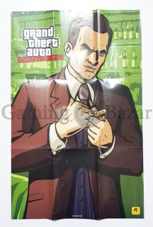 Grand Theft Auto Liberty City Stories poster s mapou č.1