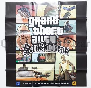 Grand Theft Auto San Andreas poster s mapou