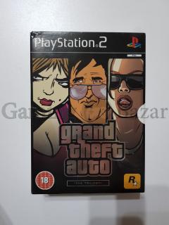 GTA Trilogy PS2-GTA3,Vice City,San Andreas-anglický obal