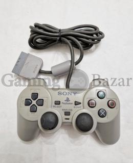 PlayStation 1 ovládač tmavo sivý