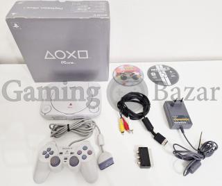 PlayStation 1 v krabici + 2 hry