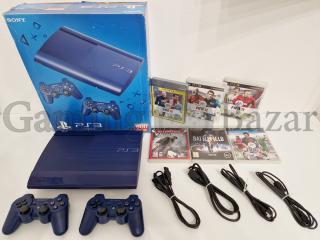 PlayStation 3 Super Slim 500GB Azurite Blue v krabici
