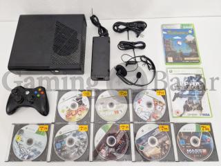 XBOX 360 E 500GB herná konzola + 10 hier