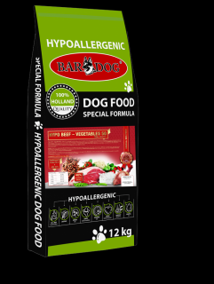 Bardog Hypo Beef - Vegetables 50 Lisované granule 24/13 Hmotnosť: 12 kg