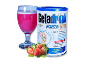 Geladrink Forte hyal 420 g Jahoda