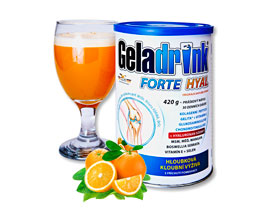 Geladrink Forte hyal 420 g Pomaranč
