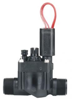 Elektromagnetický ventil HUNTER PGV-101MM-B-DC 1 , vonkajší závit, regulacia (Elektromagnetický ventil s 1“ vonkajším závitom, s reguláciou prietoku, solenoid 9V)