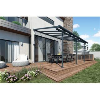 Hliníková pergola PALRAM SIERRA 5400 ŠEDÁ 3 X 5,46m