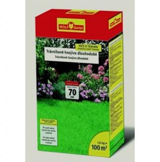 Hnojivo na trávnik Wolf-Garten LD-A 100 (Hnojivá na trávnik s dlhodobým účinkom)
