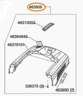 ND AL-KO Kôš Comfort 34 E, horný, 463908