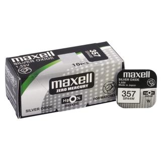Batéria gombíková mini Maxell 357, 303, SR 44 W, G13