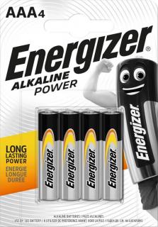 Batérie alkalické Energizer Alkaline Power AAA / LR03 - 4 ks