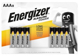 Batérie alkalické Energizer Alkaline Power AAA / LR03 - 8 ks balenie
