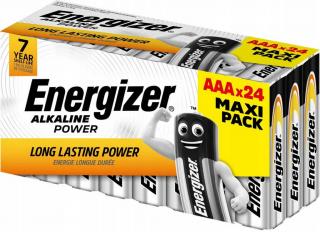 Batérie alkalické Energizer Alkaline Power AAA / LR03 - MAXI Pack 24 ks