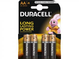 Batérie Duracell Duralock Basic C&B LR6 AA 4 ks