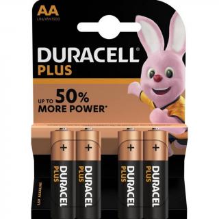 Batérie Duracell Plus LR6 AA 4 ks