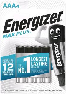 Batérie Energizer Max Plus AAA / LR03 4 ks blister