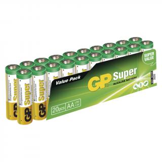 Batérie GP Super Alkaline AA LR6 20 ks