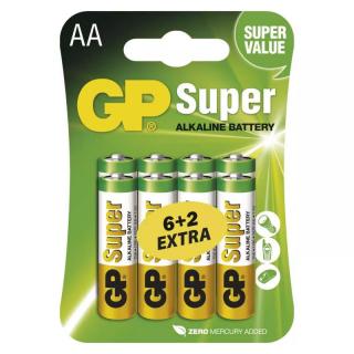 Batérie GP Super Alkaline AA LR6 8 ks