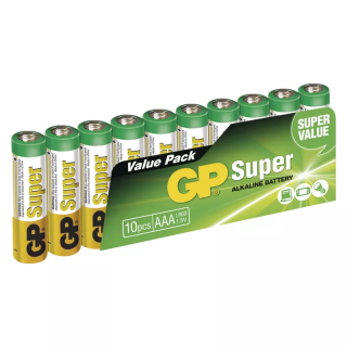 Batérie GP Super Alkaline LR03 AAA 10 ks