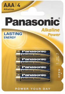 Batérie Panasonic Alkaline Power AAA 4 ks blister