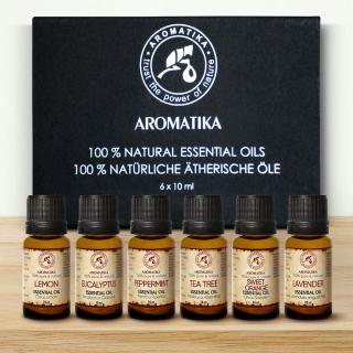 Darčekový set 6 aromatických olejov AROMATIKA  Holland