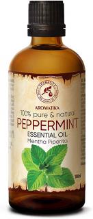 Esencialny olej Pepermint 100ml od AROMATIKA Holland (Vonny olej Aromatika pepermintvendel 100ml - polročné balenie)