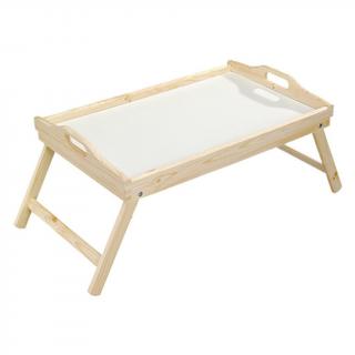 Servírovací stolík do postele (Servírovací stolík-drevo/borovica)