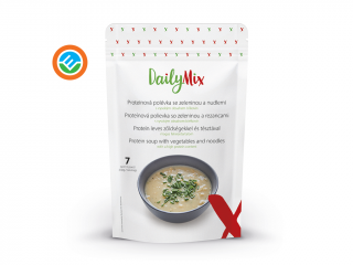 DailyMix Proteínová polievka so zeleninou a rezancami (7 porcií)
