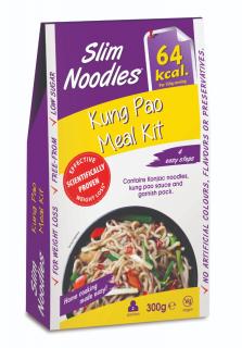 Slim Noodles Hotové jedlo s omáčkou Kung Pao a korením (64 kcal, 12,7 g sacharidov / 150 g)