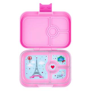 Bento box PANINO 4 pink / Paris, 750 ml, Yumbox