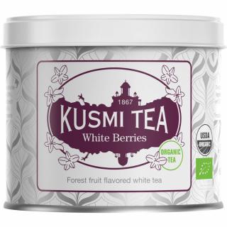 Biely čaj WHITE BERRIES, 90 g plechovka, Kusmi Tea