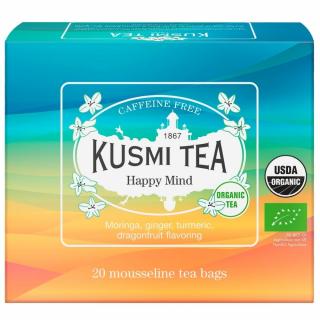 Bylinkový čaj HAPPY MIND 20 vrecúšok  čaju, Kusmi Tea