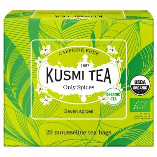 Bylinný čaj ONLY SPICES, 20 čajových vrecúšok, Kusmi Tea