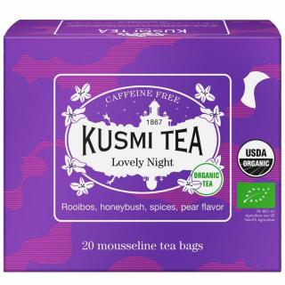 Čaj rooibos LOVELY NIGH, 20 čajových vrecúšok, Kusmi Tea