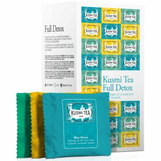 Čajová súprava FULL DETOX, 24 čajových vrecúšok, Kusmi Tea